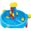 Sand and Water Play Table, DOLU 3-in-1 Activity Table with Pen Holders 8