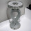 Silver Pears Mirrored Side Table Crushed Diamond Crystal End 5