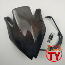 (Μαύρο)Μοτοσικλέτα Για Kawasaki Z 750 Z750 2007-2008-2009-2010-2011-2012 Wind Deflectore