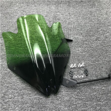 (Groen) Voor Kawasaki Z750 Z750R z750 Double Bubble Motor Windschermen Windgeleiders Voorruit
