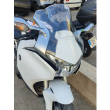 Parabrisas de doble burbuja transparente para motocicleta Honda VFR1200F (2010-2014, 2015 y 2016)