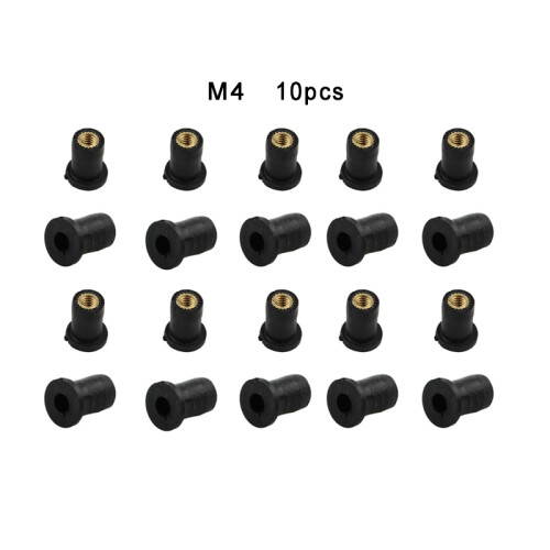 (M4)10Pcs M4 M5 M6 Μοτοσικλέτα Παρμπρίζ Βίδες Παρμπρίζ Μπουλόνια