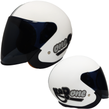 (NO16-XL) Casque de moto à visière rabattable, demi-visage, casque de descente, ouvert, original, classique