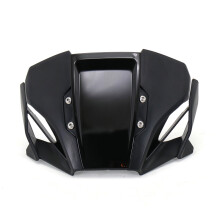 (Nero) Accessori per moto Parabrezza anteriore Parabrezza Deflettore antivento per HONDA CB650R CB1000R