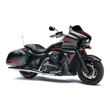 (130MM Zwart) voor Kawasaki VN1700 Vulcan 1700 Voyager ABS 09-17 Motorfiets Voorruit Voorruit Windgeleiders