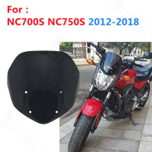 (Schwarz)Honda NC700S NC750S NC 700 750 S Windschutzscheibe für 2012 2013 2014 2015 2016 2017 2018 Motorrad