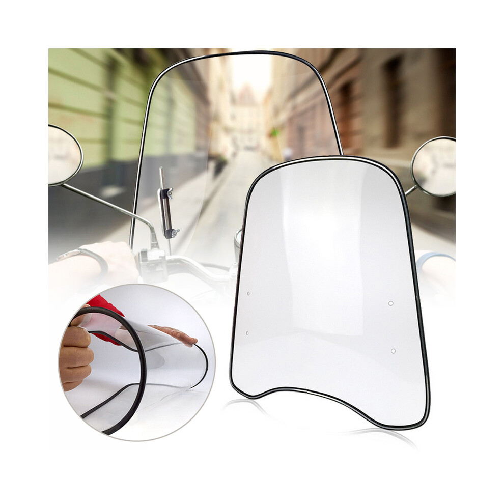 (Transparent) Pare-brise universel pour moto, scooter, bordure avant, déflecteur de vent, accessoires