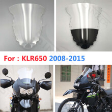 (Czarny) Do motocykla Kawasaki KLR650 KLR 650 2008-2015 Szyba przednia, deflektory wiatru, przednia