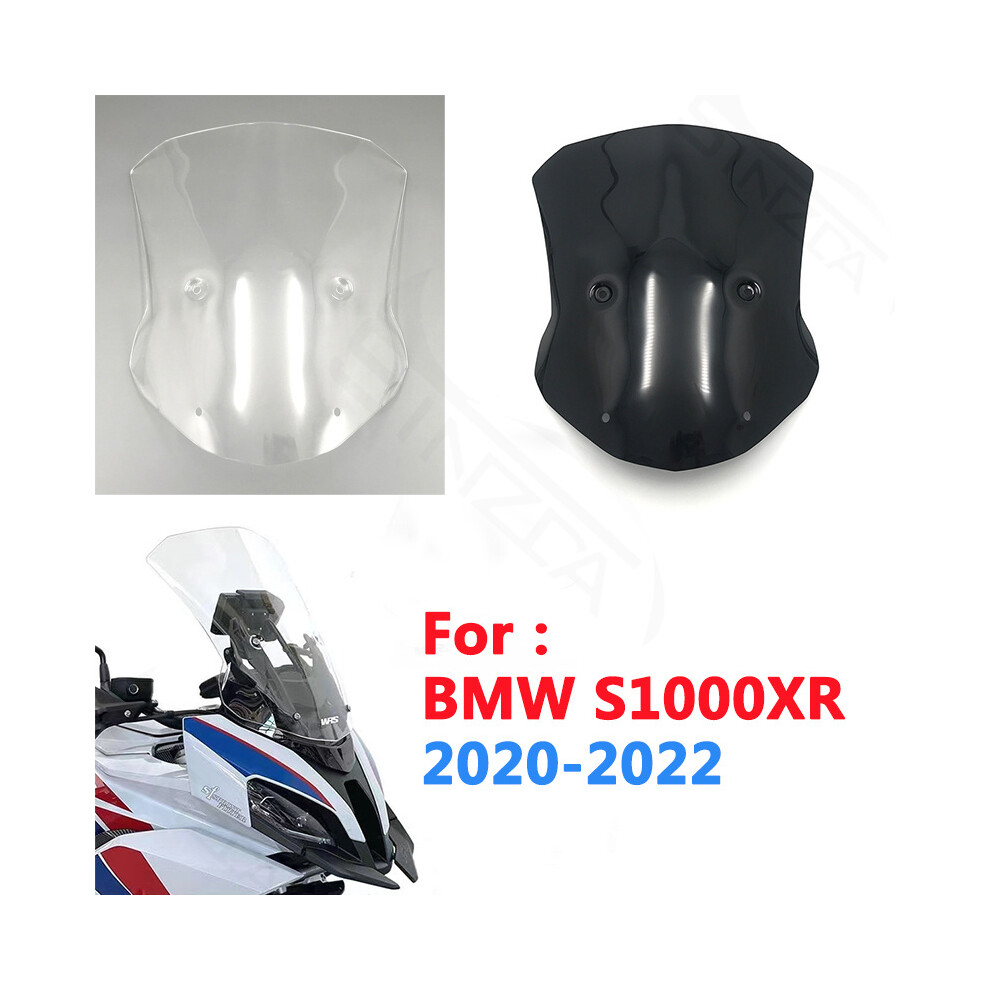 (400 mm noir) pour BMW S1000XR S1000 XR S 1000XR 2020 2021 2022, grands déflecteurs de vent pour pare-brise