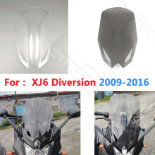 (470MM Smoky Grey) Do Yamaha XJ6D XJ6 XJ 6 Diversion 2009-2016 Szyba przednia Owiewki Przednia szyba