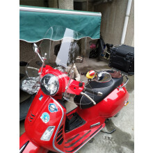50CM Acryl Voorruit Motorcycle Screen Voorruit Windscherm Cover voor VESPA GTS 300 Gemodificeerde Transparant