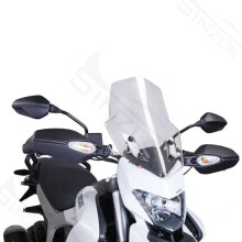 (Szary) Do Ducati Hyperstrada 821 939 2013 2014 2015 Touring Sport Przednia szyba Owiewki Czarne