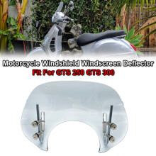 (Czarny) Pasuje do motocykli Vespa GTS 125 250 300 GTS 125 GTS250 GTS300 2008-2022 Szyba przednia Osłona