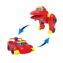 (Bez pudełka Rex) Najnowsze figurki akcji Min Gogo Dino ABS Deformation Car/Samolot REX/PING/VIKI/TOMO