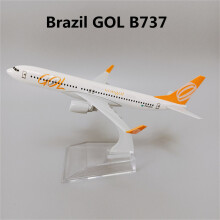 (Brazylia B737)16cm Korea Air Korean Asiana Airlines A380 Airbus 380 Airways Metal Alloy s 1:400 Skala
