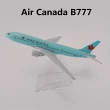 (Kanada B777)16cm Korea Air Korean Asiana Airlines A380 Airbus 380 Airways Metal Alloy s 1:400 Skala