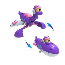 (Bez pudełka, proszę) Najnowsze figurki akcji Min Gogo Dino ABS Deformation Car/Samolot REX/PING/VIKI/TOMO