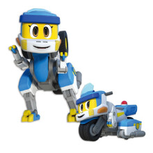 (Bez pudełka Veli) Najnowszy ABS Min Deformation Gogo Dino Explorers REX Transformation Car Samolot