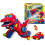 (Med Box Juni)Nyaste ABS Min Deformation Gogo Dino Explorers REX Transformation Bil Flygplan Motorbåt 3