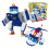 (Με Box Heli)Νεότερο ABS Ελάχιστη Παραμόρφωση Gogo Dino Explorers REX Μετασχηματισμός 1