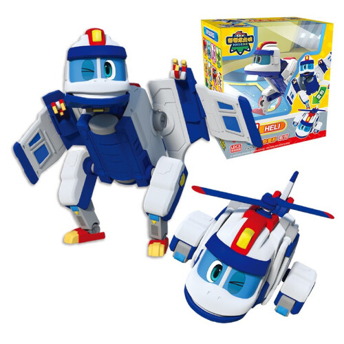 (Με Box Heli)Νεότερο ABS Ελάχιστη Παραμόρφωση Gogo Dino Explorers REX Μετασχηματισμός