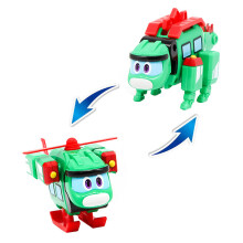(Bez pudełka Storm) Najnowsze figurki akcji Min Gogo Dino ABS Deformation Car/Samolot REX/PING/VIKI/TOMO