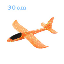 (30 cm pomarańczowy) 48 cm duży samolot z pianki EVA, zabawka do rzucania ręcznie, szybowiec, model