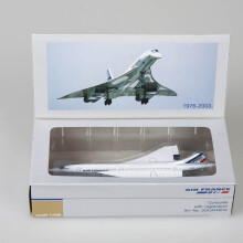 (Z kołami) 1/400 Concorde Air France Model samolotu 1976-2003 Samolot pasażerski odlewany ze stopu Model