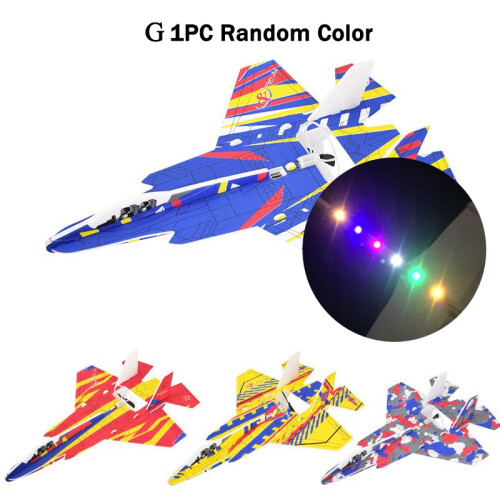 (G 1PC Random Color-SPAIN)Μεγάλο EVA Foam Παιχνίδι Χέρι Πετώντας Flying Airplane