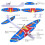 (G 1PC Random Color-SPAIN)Μεγάλο EVA Foam Παιχνίδι Χέρι Πετώντας Flying Airplane 5