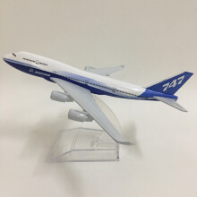 (16CM-B747)JASON TUTU 20cm Boeing 747 Model Plane Model Airplane Original Boeing 787 Aircraft Model