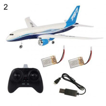 (Διπλή μπαταρία) DIY Remote Control Aircraft EPP RC Drone Boeing 787 2.4G 3Ch RC Airplane