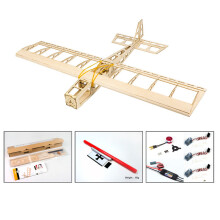 (R0304B)2019 Νέα Ζυγαριά RC Balsawood Airplane κοπής με λέιζερ mini STICK 580mm Balsa