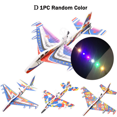 (D 1PC Random Color-SPAIN)Μεγάλο EVA Foam Παιχνίδι Χέρι Πετώντας Flying Airplane