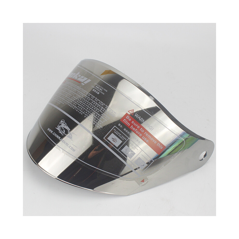 (3) Visière de casque de moto Jiekai 512 516 Casque Moto Casque Abri vent