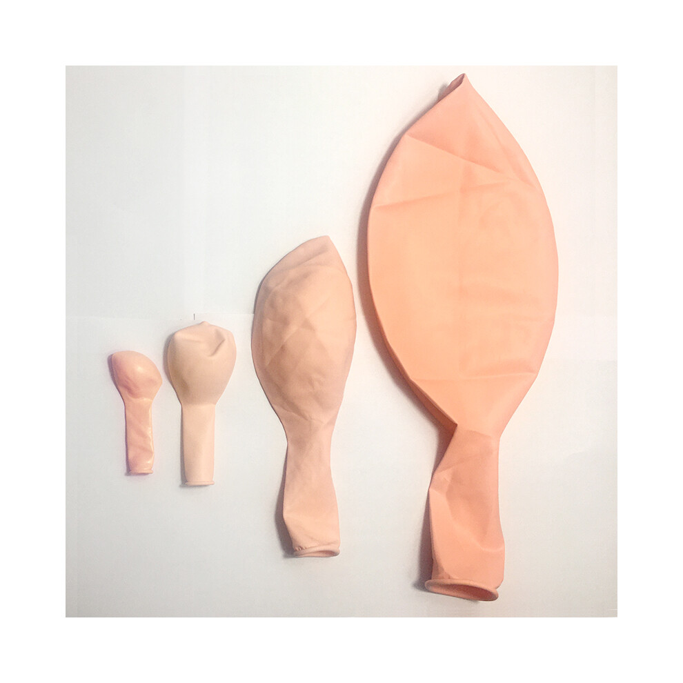 (18 pouces 5 pièces-nouveau orange) 5-36 pouces gros ballons en latex blanc mat couleur macarone ballon