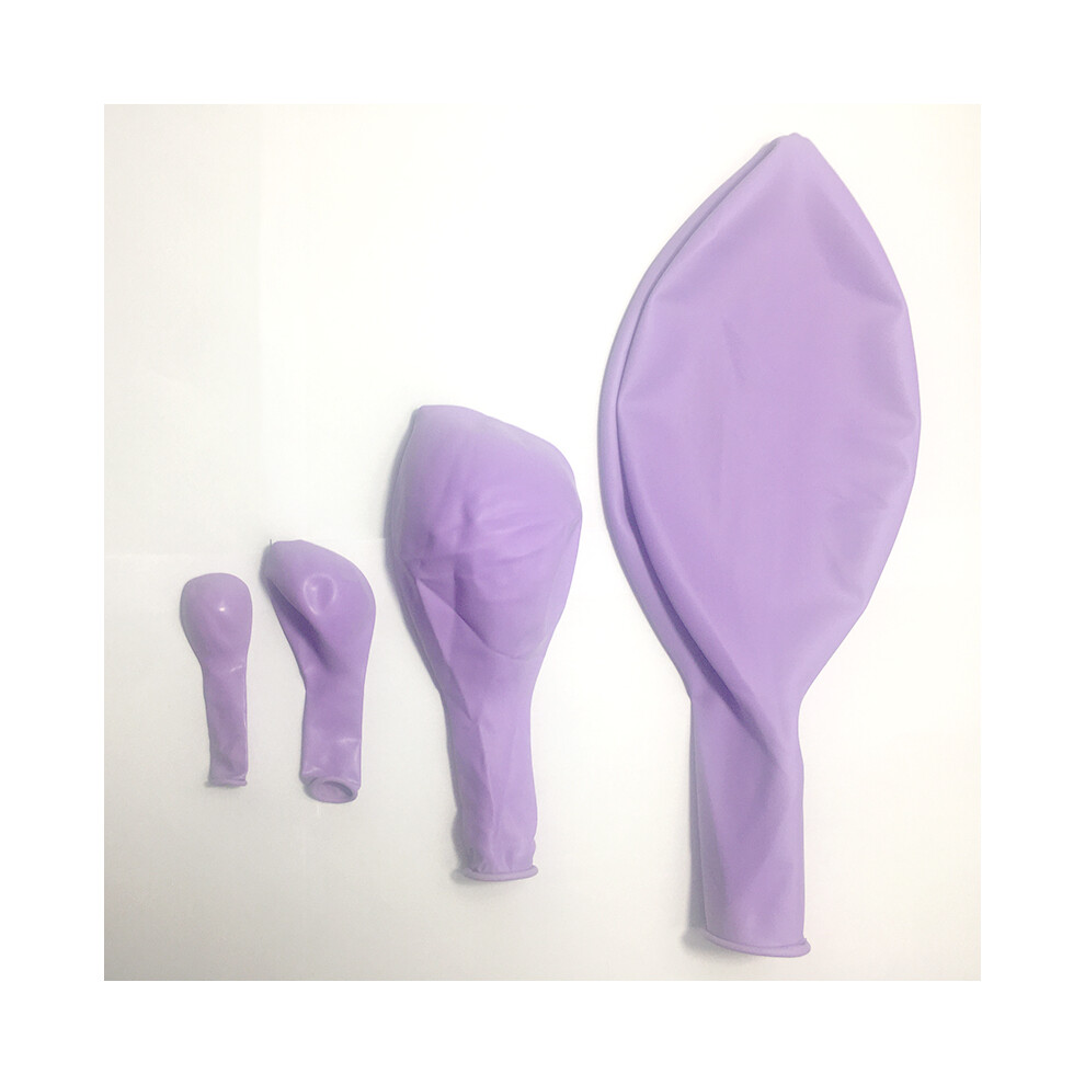 (18 pouces 5 pièces-nouveau violet) 5-36 pouces gros ballons en latex blanc mat couleur macarone ballon
