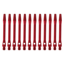 (As show, One size) 12pcs 45mm Dart Shaft 2BA Thread Aluminum Alloy Dart Stems Throwing Fitting