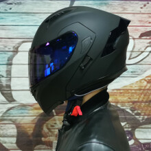 (M-14)Kask motocyklowy z podwójną soczewką, z pełną twarzą, wyścigowy, z klapką, z podwójnymi soczewkami,