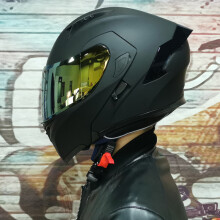 (xL-15)Kask motocyklowy z podwójnymi soczewkami, z pełną twarzą, wyścigowy, z klapką, z klapką