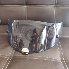 (Lekki dym) Kask motocyklowy z ochroną UV, osłona przeciwsłoneczna, gogle, soczewki