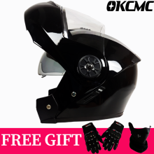 (M-1)2 Prezenty Unisex Kaski motocyklowe wyścigowe Modułowy kask motocrossowy z podwójnym obiektywem