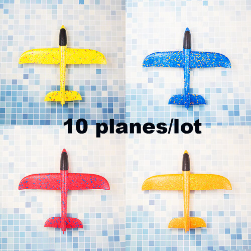 (48cm6pcs light-1)Παιχνίδι αεροπλάνων που πετάει με αφρό 37cm 48cm Flight 1