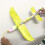 (Αναβάθμιση 50 cm Κίτρινο-Κίνα) 50 cm Big LED Flash Glider Foam Plane Hand Throw Light 1