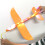(Αναβάθμιση 50 cm Πορτοκαλί-Κίνα) 50 CM Big LED Flash Glider Foam Plane Hand Throw 1