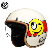 (M-4a)Modna marka VOSS vintage kaski motocyklowe gogle retro matowe czarne