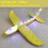 (Full LED κίτρινο 50cm-Κίνα) 50CM Big LED Flash Glider Foam Plane Hand Throw Light Αδρανειακό 1