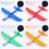 (50cm μπλε χωρίς LED-Κίνα) 50cm Big LED Flash Glider Foam Plane Hand Throw Light Αδρανειακό 4