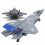 (Μαύρο) Μεγάλο κράμα Pull Back Μοντέλο F-35 Fighter Aircraft Μουσική LED Παιχνίδι 4