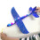 (Αναβάθμιση 50cm Blue-China) 50CM Big LED Flash Glider Foam Plane Hand Throw Light Αδρανειακό 1